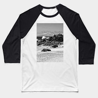 "Shags on a Rock" by Margo Humphries Baseball T-Shirt